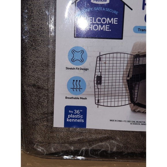 Petmate Welcome Home Kennel Cover for 36" Plastic Kennels Breathable Mesh! NEW!! - Picture 2 of 5